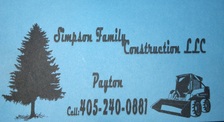Logo for Simpson Family Construction, LLC
