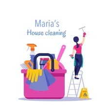 Maria's Cleaning Service logo