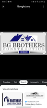 Logo for BG Brothers Construction Inc.