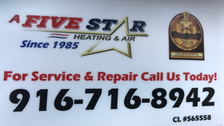 Logo for A Five Star Air Conditioning & Heating