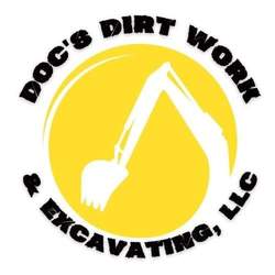 Doc's Dirt Work & Excavating logo