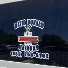 David Donald Masonry logo