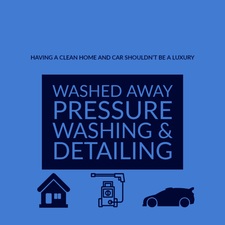 Logo for Washed Away Pressure Washing & Detailing