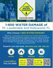 1-800 Water Damage of Ft Lauderdale and Hollywood logo
