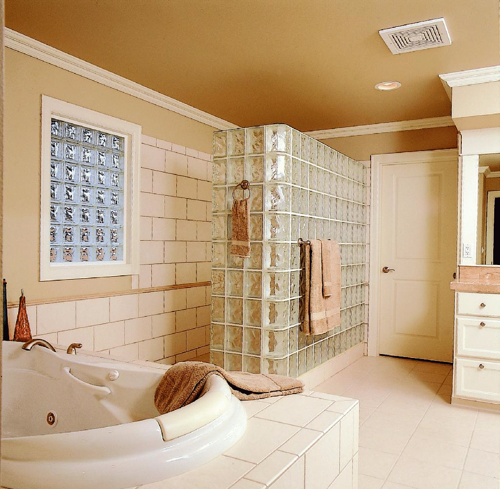 Glass Block Showers Pictures and Photos