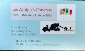 Los Amigos Concrete of Henderson TN logo