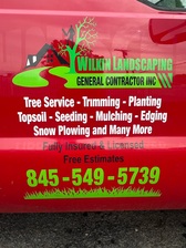 Logo for Wilkin landscaping general contractor inc.