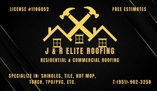 J & R Elite Roofing logo