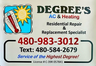 Degree's AC & Heating logo