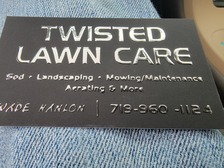 Logo for Twisted Lawn Care