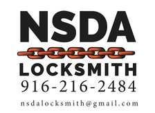 Logo for NSDA Locksmith INC