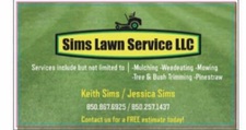 Logo for Sims Lawn Service