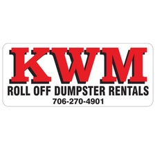 Logo for KWM Rolloff Dumpster Rentals LLC