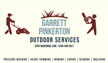 Logo for Garrett's Outdoor Services