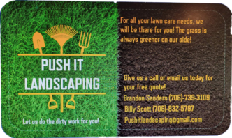 Push It Landscaping logo