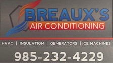 Logo for Breaux's Air Conditioning, LLC