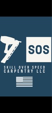 Logo for Skill Over Speed Carpentry LLC