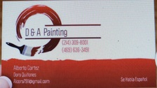 Logo for D & A Painting