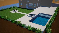 Logo for Custom Built Pools & Spas