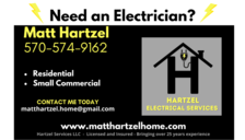 Logo for Hartzel Electrical Services