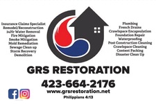 Logo for GRS Restoration