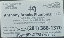 Anthony Brooks Plumbing, LLC logo
