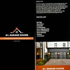 A1. Garage Doors logo