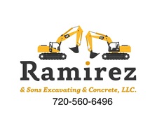 Logo for Ramirez and Sons Excavating & Concrete