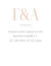 Logo for F&A CLEANING EXPERT