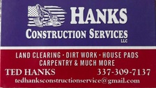 Logo for Hanks Construction Services, LLC