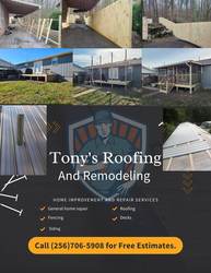 Tony's Roofing and Repair Service logo