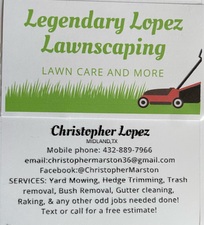 Logo for Legendary Lopez Lawnscaping
