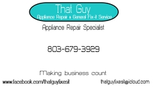 Avatar for That Guy Appliance Repair & General Fixit Services