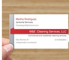 Logo for M&E Cleaning Services, LLC