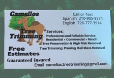 Logo for Camellos Tree Trimming