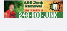 Logo for A & B Junk Removal