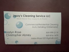 Logo for Jazzy's All Cleaning Service LLC