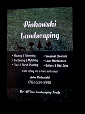 Logo for Pinkowski Landscaping LLC