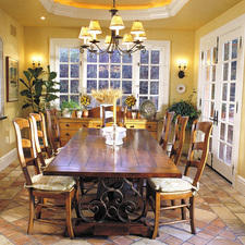 Traditional Dining Room with traditional style dining room