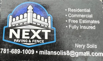 Next Paving & Fence logo