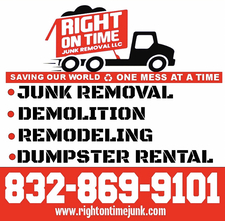 Logo for RIGHT ON TIME JUNK REMOVAL LLC