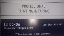 Logo for Eli's Pro Painting and Taping