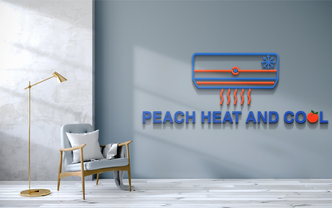 Peach Heat and Cool logo