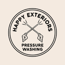 Logo for Happy Exteriors Softwashing