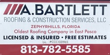 Logo for A. Bartlett Roofing & Construction Services, LLC