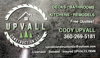 Upvall Construction, LLC logo