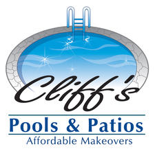 Cliff's Pools & Patios Affordable Makeovers logo
