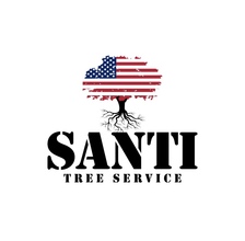 Logo for Santi Tree Service