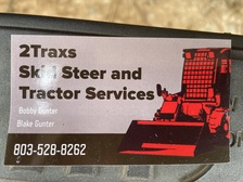 Logo for 2Traxs Skid Steer and Tractor Services