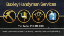 Logo for Baxley Handyman Services